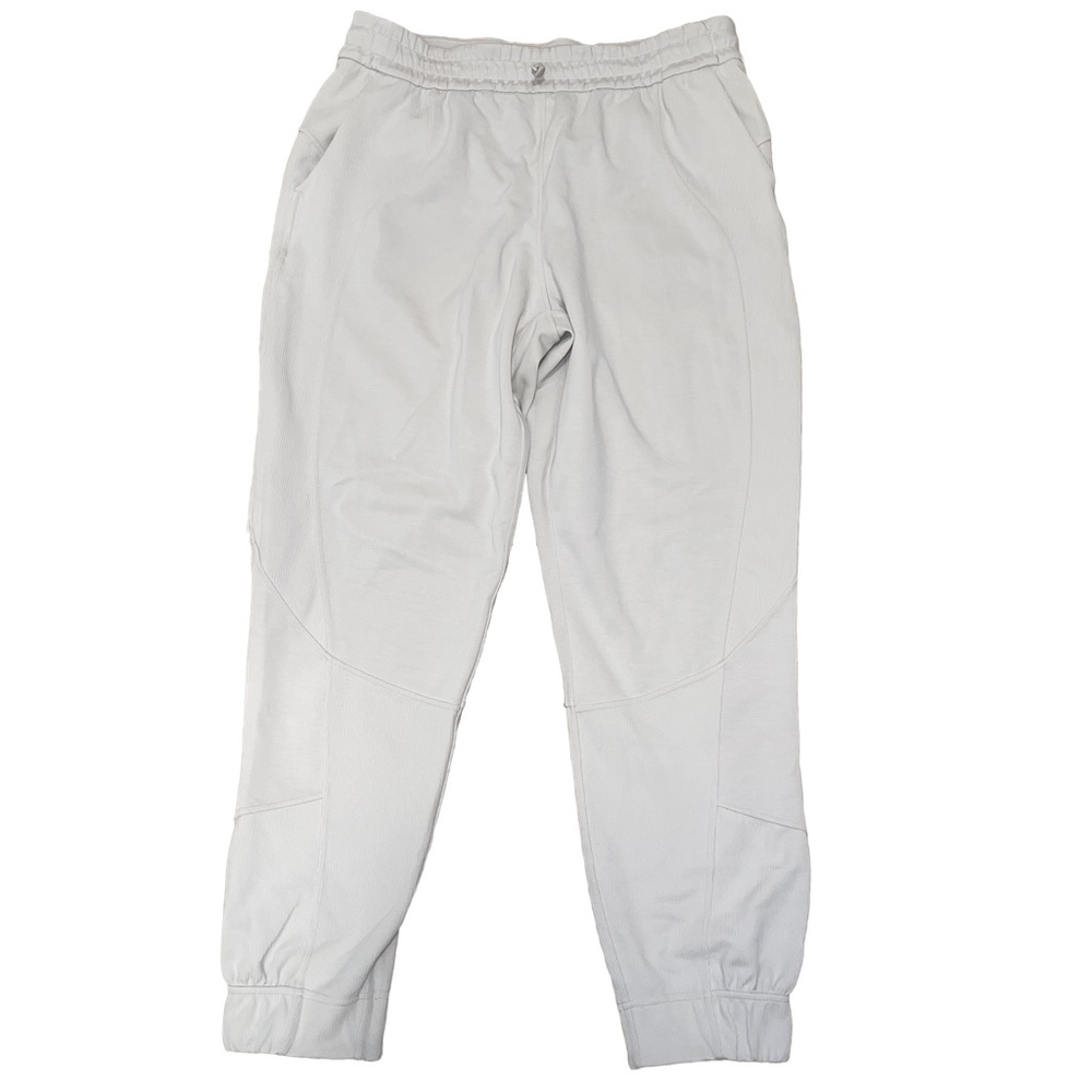 Lululemon Brushed Softstreme Ribbed High Rise Jogger White Opal Casual Size 10